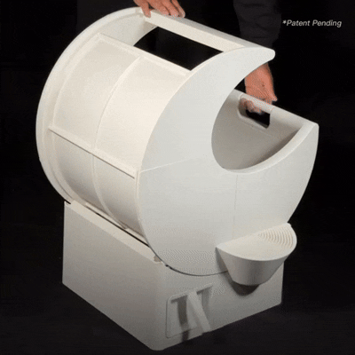 Lunabox™ Semi-Automatic Cat Litter Box